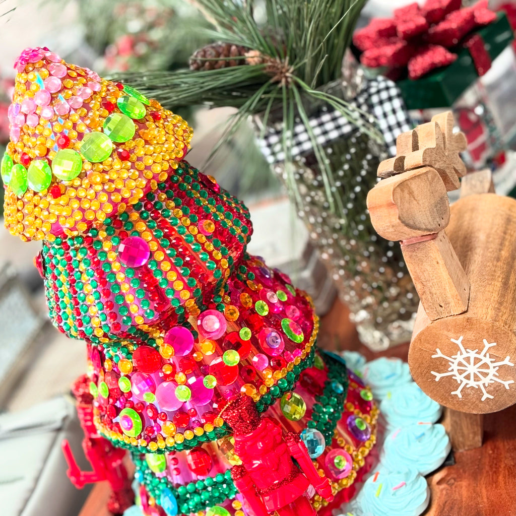 Christmas kitchen island decor