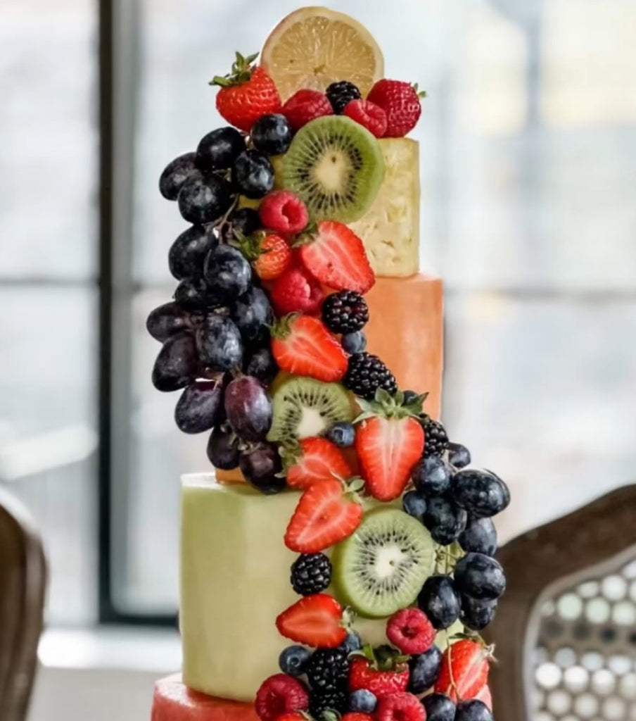 Holiday fruit montage